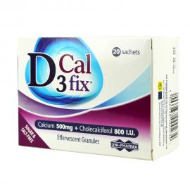 Uni-Pharma D3 Cal Fix Cal 500mg Cholecalciferol 800IU 20sach