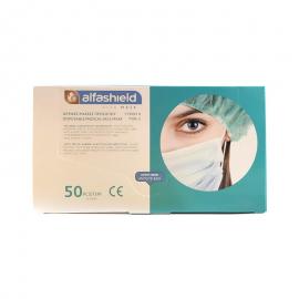 Alfashield Alfa Mask  Karabinis medical  Ιατρικές Μάσκες Προσώπου Τύπου 2 50τμχ