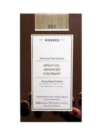 Korres Argan Oil Advanced Colorant 10.1 Ξανθό Πλατίνας Σαντρέ