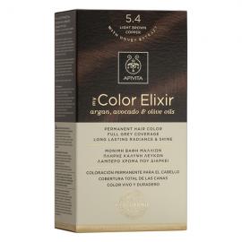 APIVITA My Color Elixir, Βαφή Μαλλιών No 5.4 - Καστανό Ανοιχτό Χάλκινο