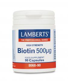 Lamberts Biotin 500mcg 90cap