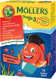 Moller's Omega-3 Kids 36 Strawberry Gummies 