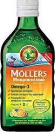 Moller`s Cod Liver Oil - Μουρουνέλαιο Tutti Frutti, 250ml