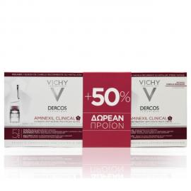 Vichy Promo Pack Dercos Aminexil Clinical 5 Femme  33Amp x 6ml