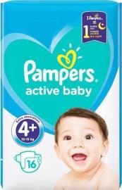 Pampers Active Baby Μέγεθος 4+ (10-15kg) 16 Πάνες