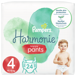 Pampers Harmonie Pants Μέγεθος 4 [9-15kg] 24 Πάνες - Βρακάκι