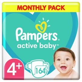 Pampers Active Baby Μέγεθος 4+ [10-15kg] 164 Πάνες