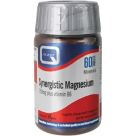 QUEST SYNERGISTIC MAGNESIUM 150mg with vitamin B6 60TABS