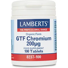 Lamberts Gtf Chromium 200mcg 100tabs