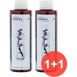 Korres Almond & Linseed Shampoo 2x250ml