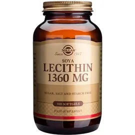 Solgar Lecithin Softgels 1360mg 100s