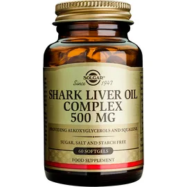 Solgar shark liver oil complex 500 mg 60c