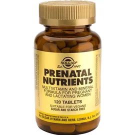 Solgar Prenatal Nutrients 120tabs