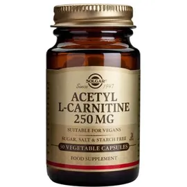 Solgar Acetyl-L-Carnitine 250mg 30Vcap