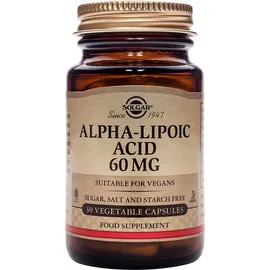Solgar Alpha Lipoic Acid 60mg 30Vcap