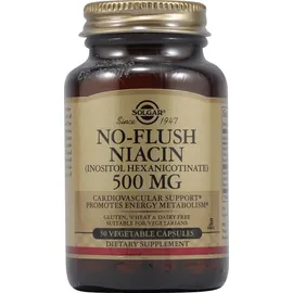 Solgar No Flush Niacin 500mg 50Vcap