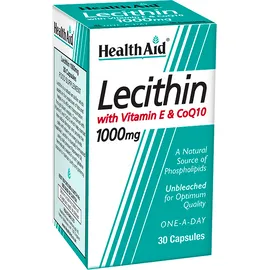 Health Aid Lecithin 1000mg Co Q-10 Vitamin-E 30caps