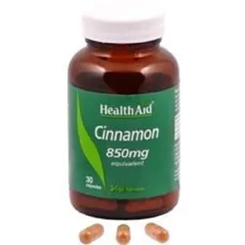 Health Aid Cinnamon 850mg 30caps