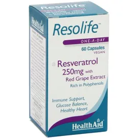 Health Aid Resolife-Ρεσβερατρόλη 250mg 60Vcaps
