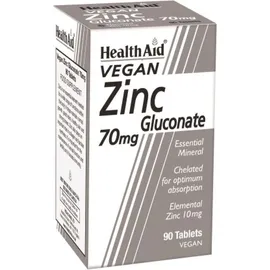 Health Aid Zinc Gluconate 70mg 90tabs 