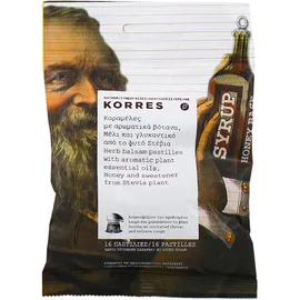 Korres Καραμελες ΜΕ ΑΡΩΜΑΤΙΚΑ ΒΟΤΑΝΑ, ΜΕΛΙ 16καραμελες 50gr