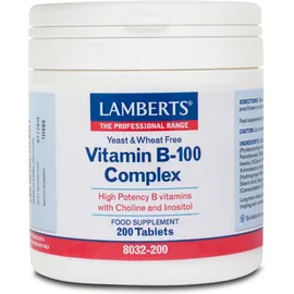 Lamberts Vitamin B-100 Complex 200tabs