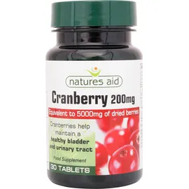 NATURES AID Cranberry 200mg 30tabs