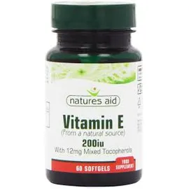 NATURES AID Vitamin E 200iu 60softgels