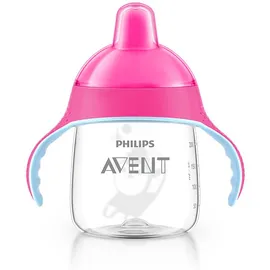 Philips Avent Κύπελλο με Λαβές & Στόμιο Ροζ 12m+ 260ml