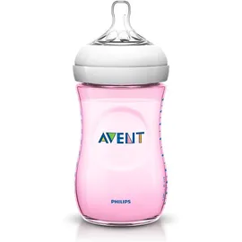 AVENT Natural Μπιμπερό 260ml - χωρίς BPA (ΡΟΖ) SCF694/17