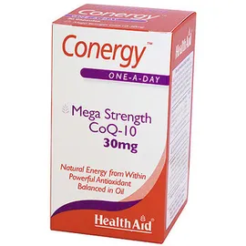 HealthAid Conergy Mega Strength CoQ-10, 30 mg, 90caps