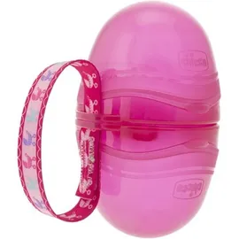 Chicco Διπλή Θήκη Πιπίλας 0+ Ρόζ