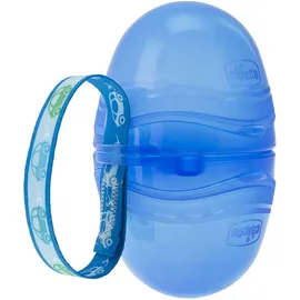 Chicco Διπλή Θήκη Πιπίλας 0 Μπλέ