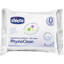 CHICCO Physioclean  Υγρά Μαντηλάκια για την μύτη 16τμχ.
