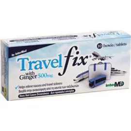 Unipharma Travel Fix with Ginger 500mg 10tabs