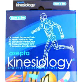 ASEPTA Kinesiology tape χρώματος Γαλάζιο, 5cmX5m