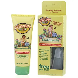 Earths Best Toothpaste Βρεφική & Παιδική 6m+
