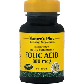 NATURE'S PLUS Folic Acid 800 mcg 90tabs