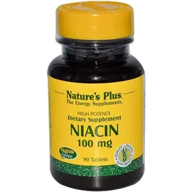 NATURE`S PLUS Niacin (Nicotinic Acid, B3) 100 mg 90tabs