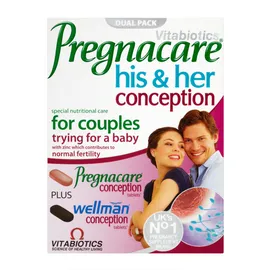 VITABIOTICS PREGNACARE His & Her Conception 60tabs