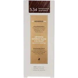 KORRES Abyssinia Superior Gloss Colorant 5.34 Καστανό Ανοιχτό Χρυσό-Χάλκινο 50ml