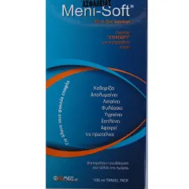 Pharmex Meni-Soft Υγρό Καθαρισμού Φακών 100ml