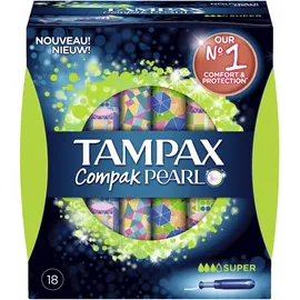 TAMPAX Compak Pearl Super 18τμχ