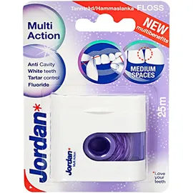 JORDAN Multi Action Floss Οδοντικό Νήμα 25m