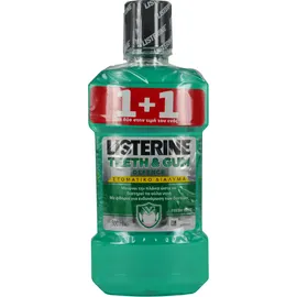 Listerine Teeth And Gum Defence 500ml 1+1 Δώρο