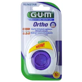 GUM 3220 Ortho Floss οδοντικό νήμα 1τμχ