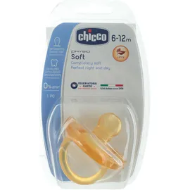 CHICCO PHYSIO SOFT Orthodontic Πιπίλα Καουτσούκ 6-12m 1τμχ.