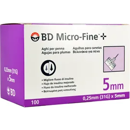 BD Micro-Fine+ 31G (0,25 x 5 mm) 100τμχ