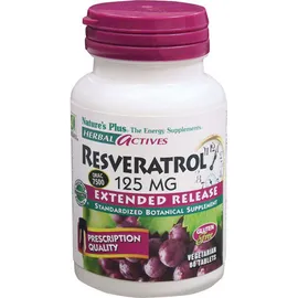 NATURE'S PLUS HERBAL ACTIVES Resveratrol Extended Release 125mg 60caps