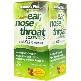 Nature's Plus Ear Nose Throat 60 Lozenges